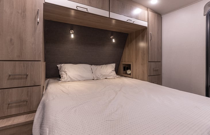 Master bedroom with tons of storage!