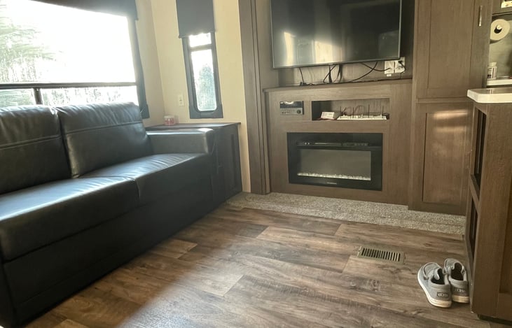 Nice and cozy enjoying some coffee!