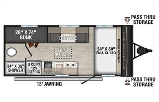 2025 KZ Sportsman 21ft Camper, Lightweight + Solar