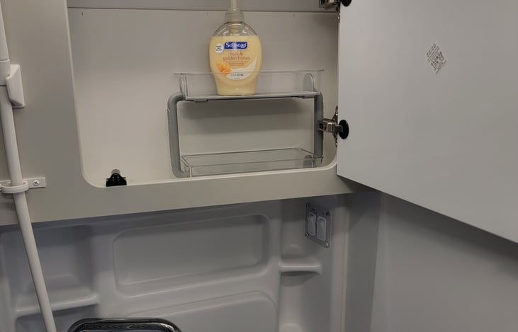 Bathroom mirror medicine cabinet