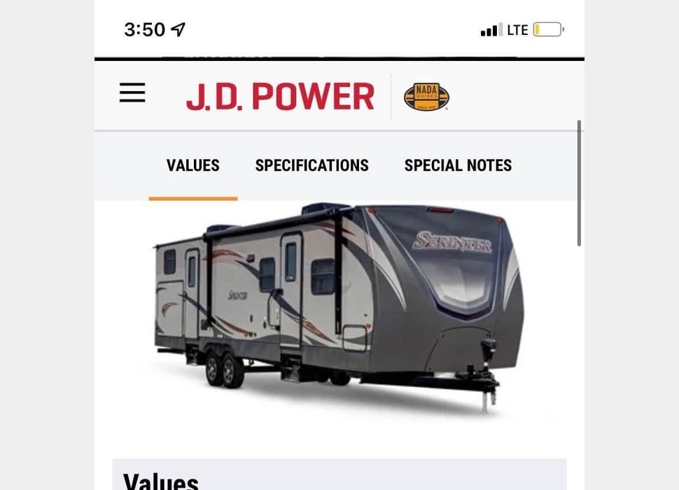 Travel Trailer rentals in FORKSVILLE
