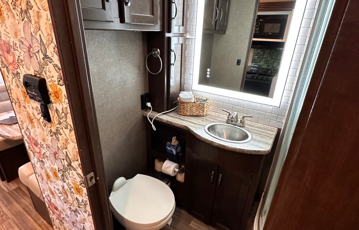 We supply plenty of RV toilet paper because clogging a toilet in a tiny space doesn't make for a 5-star review