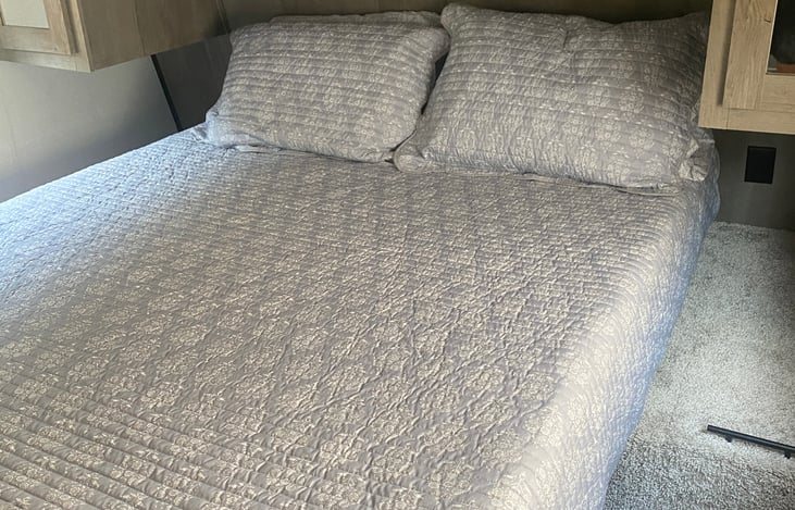 Upgraded 10 inch memory foam queen in master bedroom