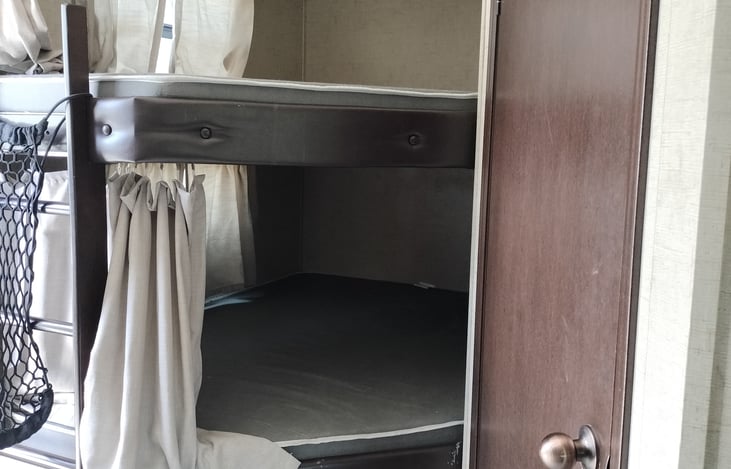 Bunks. Double (aka full size) mattresses