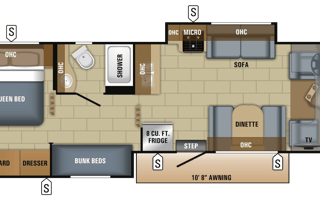 The Bunkhouse Motorhome | Sleeps 8