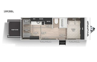 2022 Toy Hauler Trailer w/ back Party Patio Deck