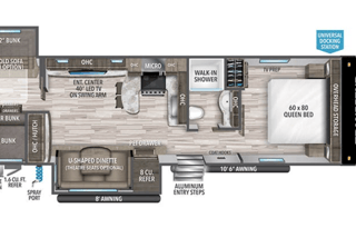 "Jupiter" 2-Bedroom Bunkhouse, Sleeps 8 (OKFL1912)