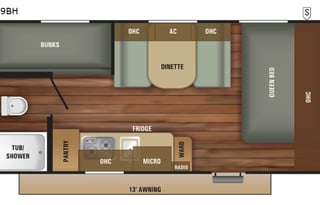 2018 Starcraft Autumn Ridge Outfitter 19BH