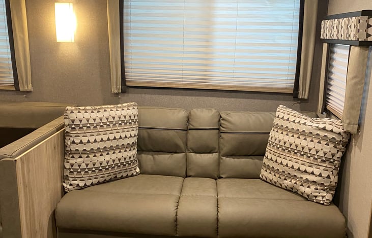 Couch pulls down into bed