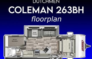 2024 Dutchmen RV Coleman Lantern 263BH