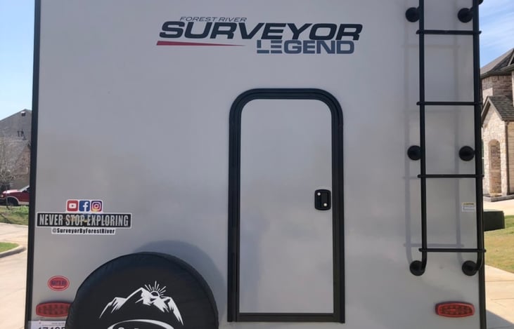 Easy access for larger items (like our rentable paddle boards!).