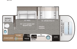 2023 Thor Motor Coach Delano Sprinter 24FB