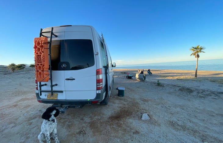 Northern Baja with our pup Millie