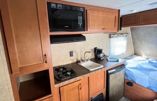 Cozy and modern travel trailer!