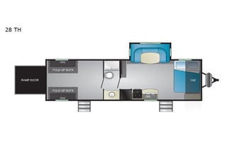 Heartland Trail Runner 28TH Toy Hauler