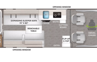 Lux RV Thor Dazzle 2 Twin Beds