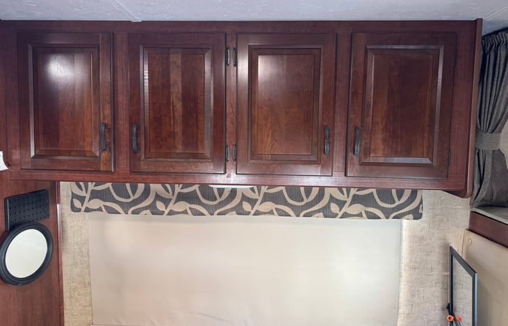 More storage above bed