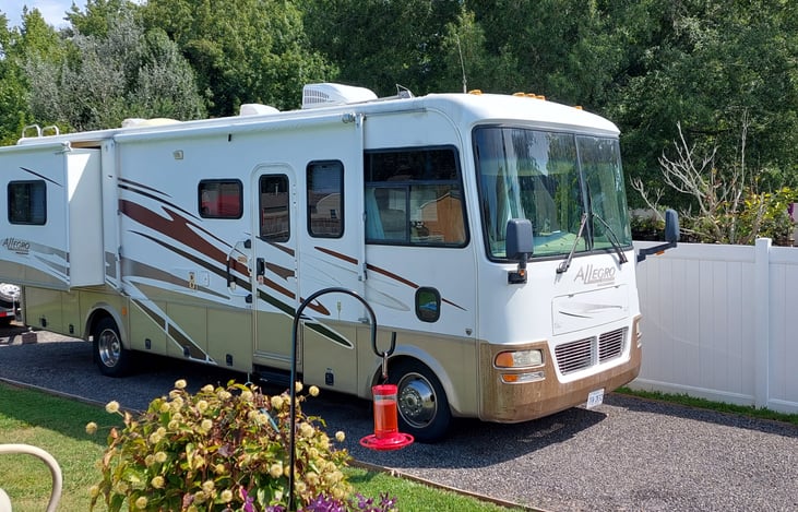 Side view with bedroom slide extended