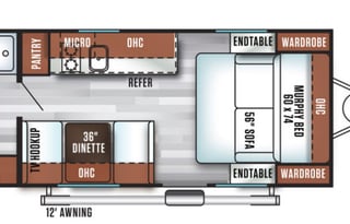 2018 Forest River RV Salem FSX 187RB