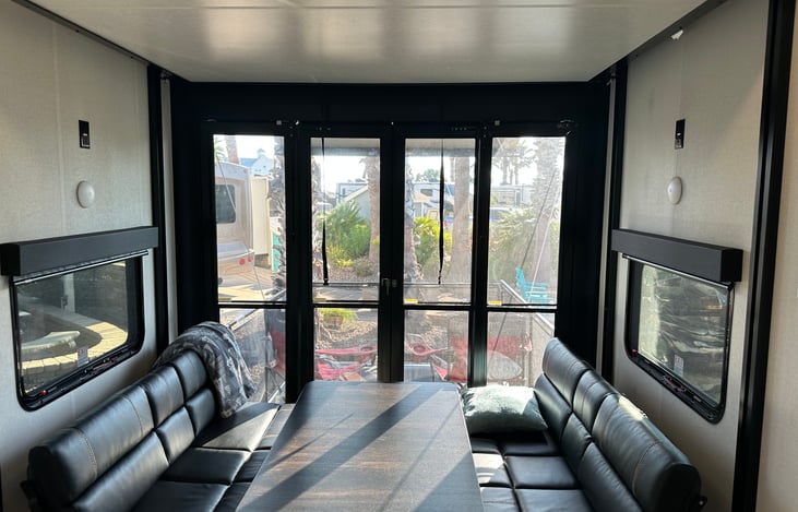 Table area with deck down