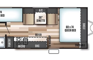 2018 Forest River RV Wildwood FSX 197BH