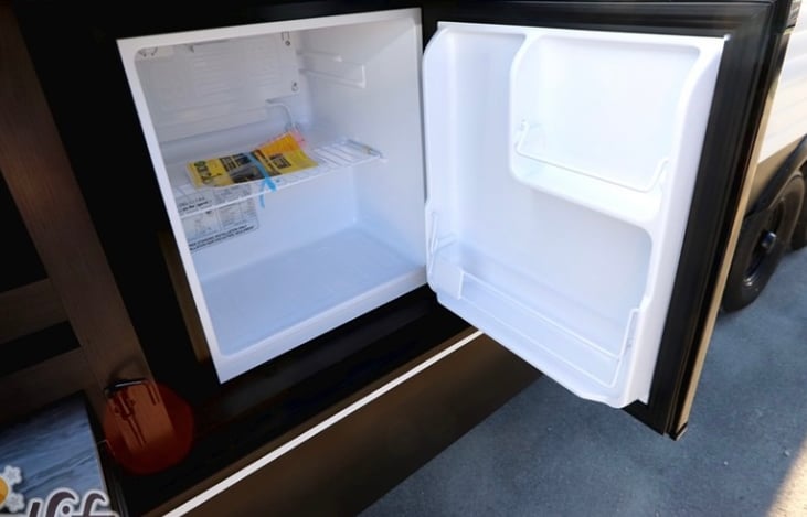 Outside mini fridge