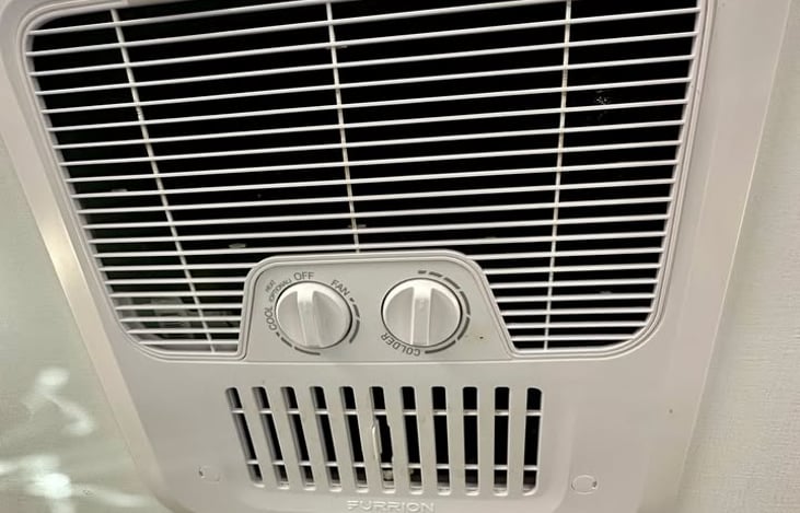 One of 2 A/C units that will keep you cool