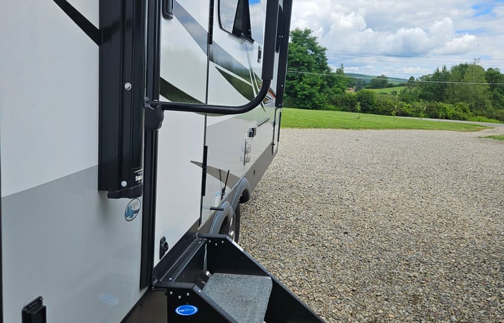 Fold-able, solid steps