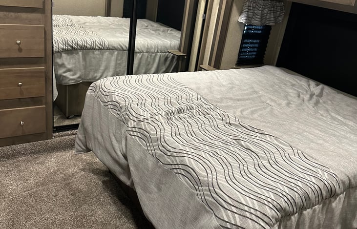 RV mattress replaced with queen size