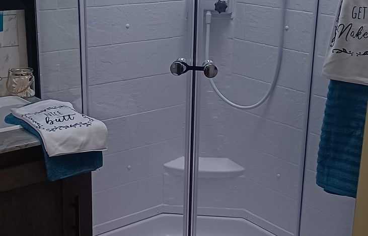 Large shower