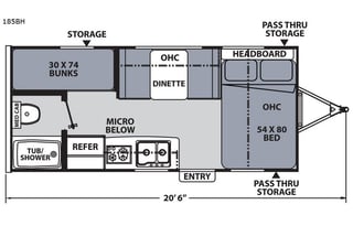2020 Coachmen RV Apex Nano 185BH
