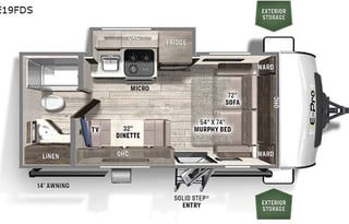2021 Forest River RV Flagstaff E-Pro E19FDS