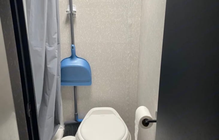 the private bathroom