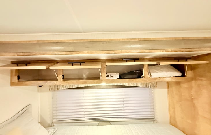 Above bed storage