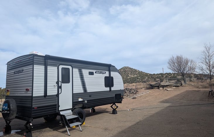 Ready for off-grid camping with solar power!