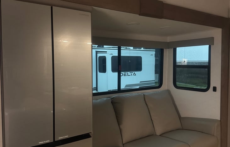 Refrigerator and reclining sofa