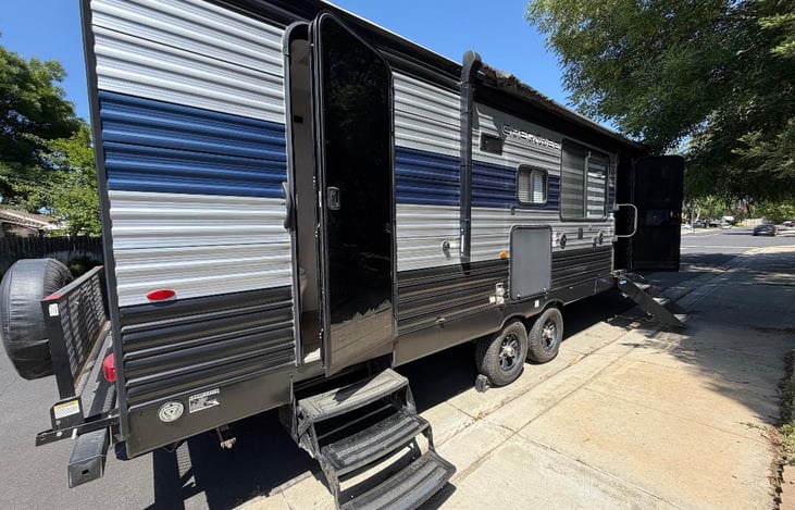 Closed awning