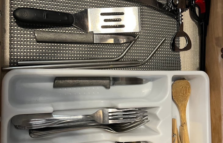 plenty of silverware for the campers