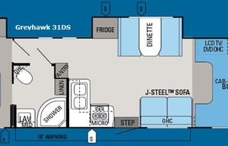 Jayco Greyhawk 31 DS Class C Motorhome