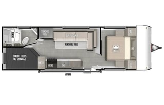 Krystal's Forest River 266BHLE Travel Trailer