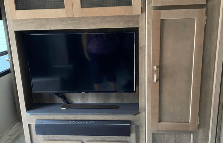 Entertainment center and games cabinet