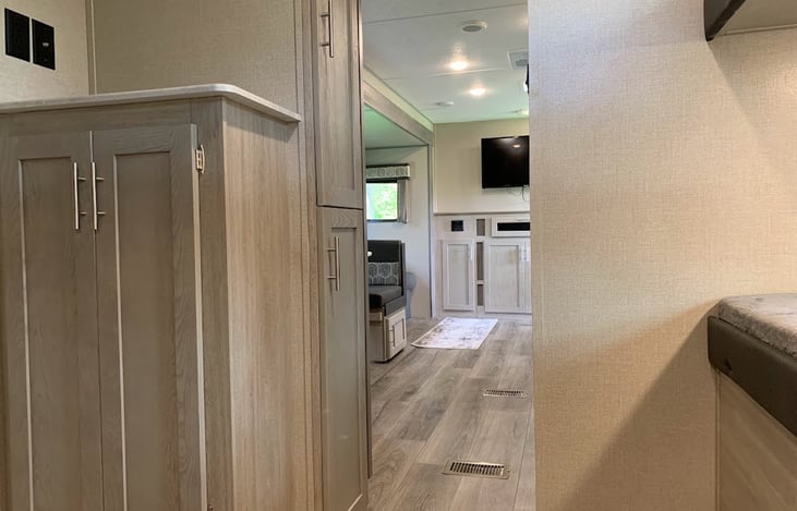 View from second bedroom couch.