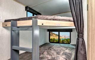 Family-friendly and spacious camper.