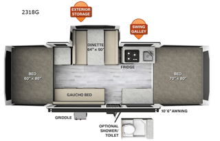2023 Forest River RV Rockwood SOLAR Series 2318G