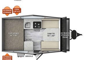 2023 Forest River Rockwood Hard Side Series A122s