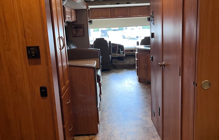 Looking forward from main bedroom