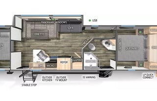 2024 Grey Wolf 29QB (2527) Winter Haven