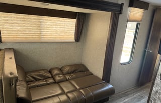 Bunk house with bonus outdoor kitchen