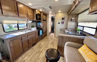 Moose, a 2018 Jayco Envoy