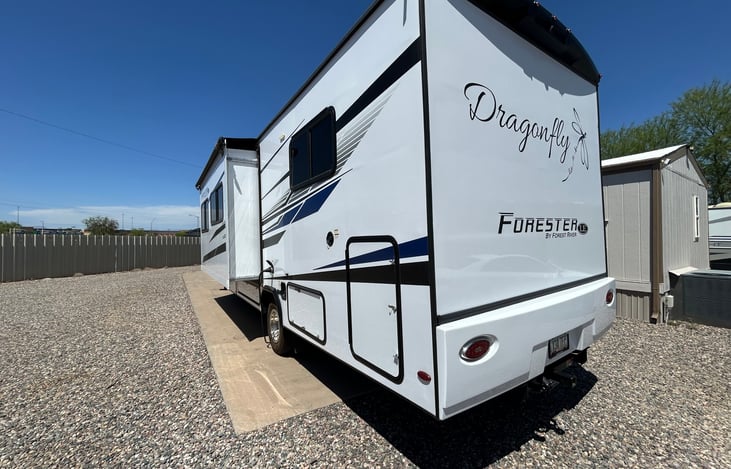 Rear Driver Side Angle Slide Out